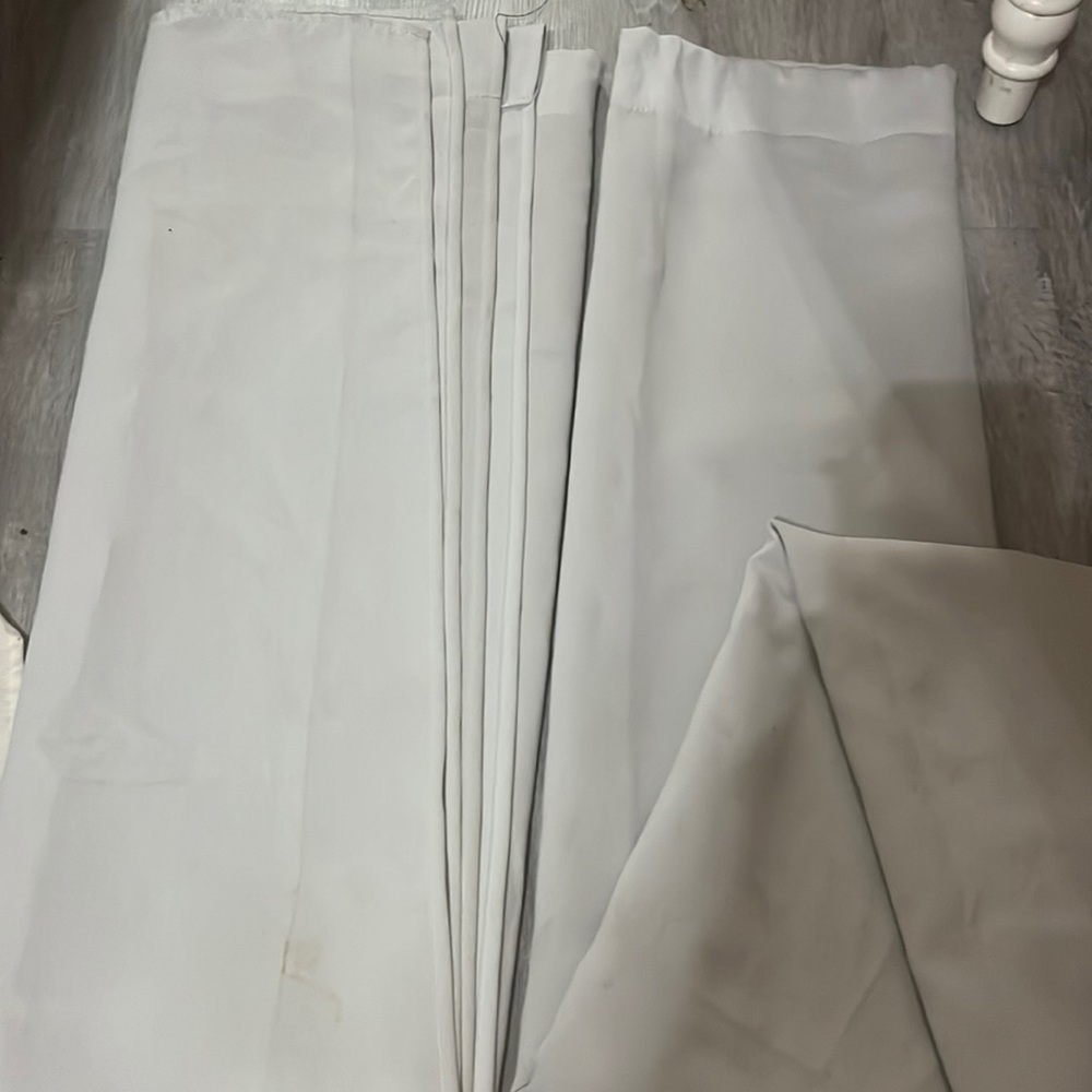 light grey BLACKOUT curtains
